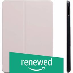 (Renewed) AmazonBasics iPad 2017 Smart Case Auto Wake/Sleep Cover, Pink, 9.7