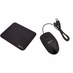 AmazonBasics 3-Button USB Optical Mouse