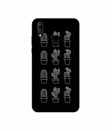 Amazon Brand - Solimo Designer Cactus Design 3D Printed Hard Back Case Mobile Cover for Vivo Y95