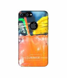 Amazon Brand - Solimo Designer Summer Juice 3D Printed Hard Back Case Mobile Cover for Apple iPhone 7 Plus (Logo Cut)