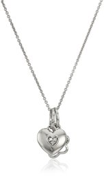 [Find] Amazon Collection suta-ringusiruba-daiyamondoakusentoha-to and Dog Paw Charm Pendant Necklace, 18 "