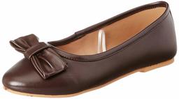 Amazon Brand - Symbol Women's Brown Ballet Flats-3 UK (36 EU) (6 US) (SYM-WS-005)