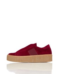 FIND Women's Walsh Elastic Slipper With Platform Sole Red 7 UK (40 EU),04-01-01