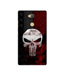 Amazon Brand - Solimo Designer Punisher Skull 3D Printed Hard Back Case Mobile Cover for Sony Xperia L2