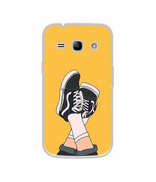 Amazon Brand - Solimo Designer Boy Shoes Pattern UV Printed Soft Back Case Mobile Cover for Samsung Galaxy J1