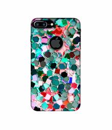 Amazon Brand - Solimo Designer Multicolor Stone 3D Printed Hard Back Case Mobile Cover for Apple iPhone 7 Plus (Logo Cut)