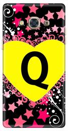 Amazon Brand - Solimo Designer Heart Pattern Alphabet-Q 3D Printed Hard Back Case Mobile Cover for Samsung Galaxy J3 Pro