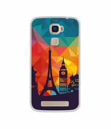 Amazon Brand - Solimo Designer Colored Paris UV Printed Soft Back Case Mobile Cover for Lyf Water 9