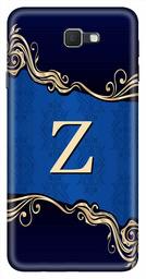 Amazon Brand - Solimo Designer Blue Pattern Alphabet-Z 3D Printed Hard Back Case Mobile Cover for Samsung Galaxy J7 Prime