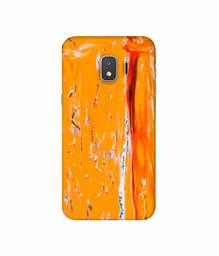 Amazon Brand - Solimo Designer Gold Yellow Paint 3D Printed Hard Back Case Mobile Cover for Samsung Galaxy J2 Core