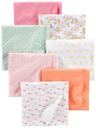 Simple Joys by Carter's Lot de 7 couvertures en flanelle pour bébé fille