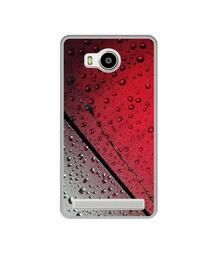 Amazon Brand - Solimo Designer Water Drop On Glass UV Printed Soft Back Case Mobile Cover for Lenovo A7700