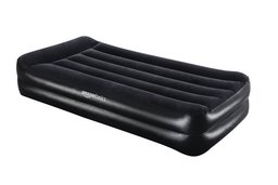 Cama hinchable de alta calidad con almohada, con bomba de aire incluida. De AmazonBasics., color negro, tamaño suelto, 13.16, 75.00 x 38.00 x 18.00inches