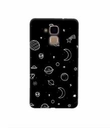 Amazon Brand - Solimo Designer Solar System 3D Printed Hard Back Case Mobile Cover for Huawei Honor 5c