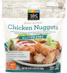 365 Everyday Value, Breaded Chicken Nuggets, 24 oz, (Frozen)