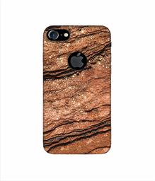 Amazon Brand - Solimo Designer Rock 3D Printed Hard Back Case Mobile Cover for Apple iPhone 7 (with Logo Cut)