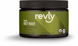 Amazon Brand - Revly Organic Beet Root Powder, 5.3 Ounces, 27 Servings, Vegan, Gluten Free, Satisfaction Guaranteed