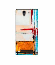 Amazon Brand - Solimo Designer Glass Paint 3D Printed Hard Back Case Mobile Cover for Sony Xperia C3 Dual