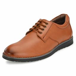 Centrino Men's S5728 TAN Formal Shoes-9 UK (43 EU) (10 US) (S5728-1)