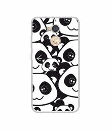 Amazon Brand - Solimo Designer Panda Texture UV Printed Soft Back Case Mobile Cover for Gionee S6 Pro