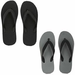 Solefit Men's Zoom Black & Olive Flip-Flops-6 UK (40 EU) (SLFT-0101-0106)