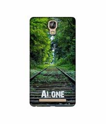 Amazon Brand - Solimo Designer Alone 3D Printed Hard Back Case Mobile Cover for Gionee Marathon M5 Plus