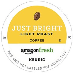 AmazonFresh 80 Ct. K-Cups, Just Bright Light Roast, Keurig K-Cup Brewer Compatible