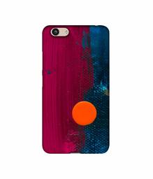 Amazon Brand - Solimo Designer Pink and Blue Brush Texture 3D Printed Hard Back Case Mobile Cover for Vivo Y53