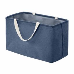 AmazonBasics - Contenitore portaoggetti in tessuto, grande, rettangolare, blue navy