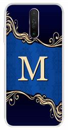 Amazon Brand - Solimo Designer Multicolor Blue Pattern Alphabet-M Printed Soft Back Case Mobile Cover for Poco X2 / Xiaomi Redmi K30