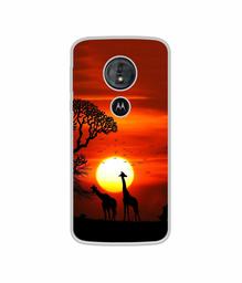 Amazon Brand - Solimo Designer Sunshade UV Printed Soft Back Case Mobile Cover for Motorola Moto G6 Play/Motorola Moto E5