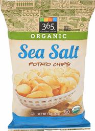 365 EVERYDAY VALUE Organic Sea Salt Potato Chips, 5 OZ