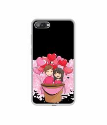 Amazon Brand - Solimo Designer Boy and Girl UV Printed Soft Back Case Mobile Cover for I Kall K1