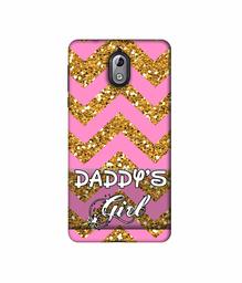 Amazon Brand - Solimo Designer Daddy's Girl 3D Printed Hard Back Case Mobile Cover for Nokia 3.1