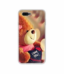 Amazon Brand - Solimo Designer Teddy Bear UV Printed Soft Back Case Mobile Cover for Oppo A3S