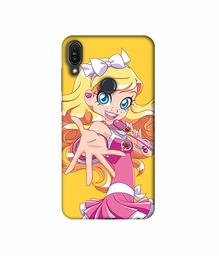 Amazon Brand - Solimo Designer Singing Girl Vector 3D Printed Hard Back Case Mobile Cover for Asus Zenfone Max Pro M1 ZB601KL