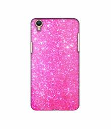 Amazon Brand - Solimo Designer Pink Sparkle 3D Printed Hard Back Case Mobile Cover for Oppo F1 Plus