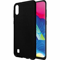 Amazon Brand - Solimo Mobile Cover (Soft & Flexible Back case) for Samsung Galaxy M10 (Black)