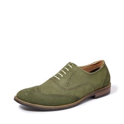 Amazon Brand - Symbol Men's Lt.Green Leather Formal Shoes - 8 UK (AZ-KY-99D)