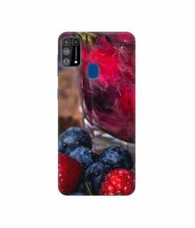 Amazon Brand - Solimo Designer Berries 3D Printed Hard Back Case Mobile Cover for Samsung Galaxy M31