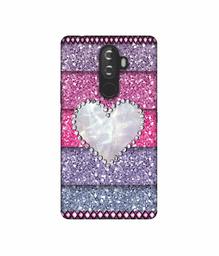 Amazon Brand - Solimo Designer Stone Heart UV Printed Soft Back Case Mobile Cover for Lenovo K8 Note