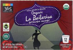 365 Everyday Value, Organic La Bailarina Coffee Capsules, 12 ct