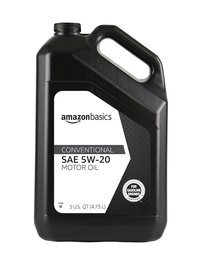 AmazonBasics Conventional Motor Oil, 5W-20, 5 Quart