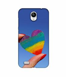 Amazon Brand - Solimo Designer Heart 3D Printed Hard Back Case Mobile Cover for Vivo Y21L