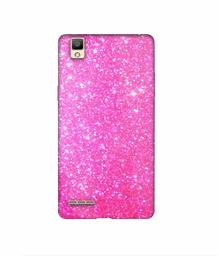 Amazon Brand - Solimo Designer Pink Sparkle 3D Printed Hard Back Case Mobile Cover for Oppo F1