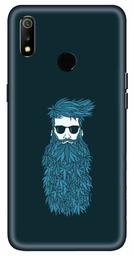 Amazon Brand - Solimo Designer Beard Man 3D Printed Hard Back Case Mobile Cover for Realme 3 / Realme 3i