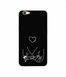 Amazon Brand - Solimo Designer Holding Hands 3D Printed Hard Back Case Mobile Cover for Oppo F1s