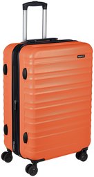 AmazonBasics Hard Shell Suitcase, Orange