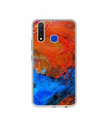 Amazon Brand - Solimo Designer Wax Color On Canvas UV Printed Soft Back Case Mobile Cover for Vivo U20