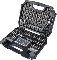 AmazonBasics 151-piece Screwdriver Bit Set with Durable Sandblasted Steel Bits